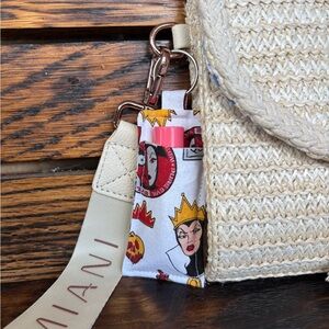 Handmade keychain chapstick holder